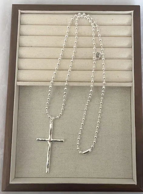 New Spain Hot Selling High Quality Smooth Cross Exquisite Pendant Women's Necklace Romantic Jewelry Gift Pack
