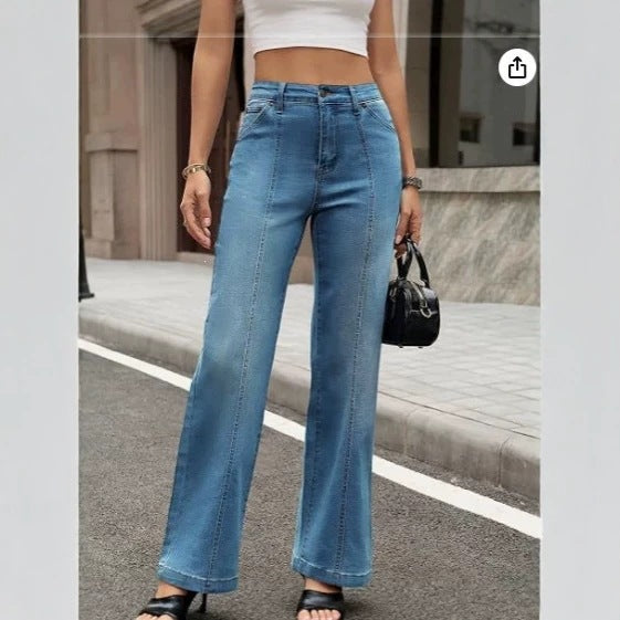 Casual Loose-Fit Denim Jeans – Women's Everyday Style
