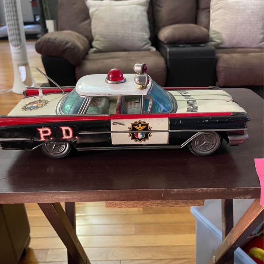 Toy Vintage Police Car