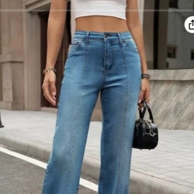 Casual Loose-Fit Denim Jeans – Women's Everyday Style