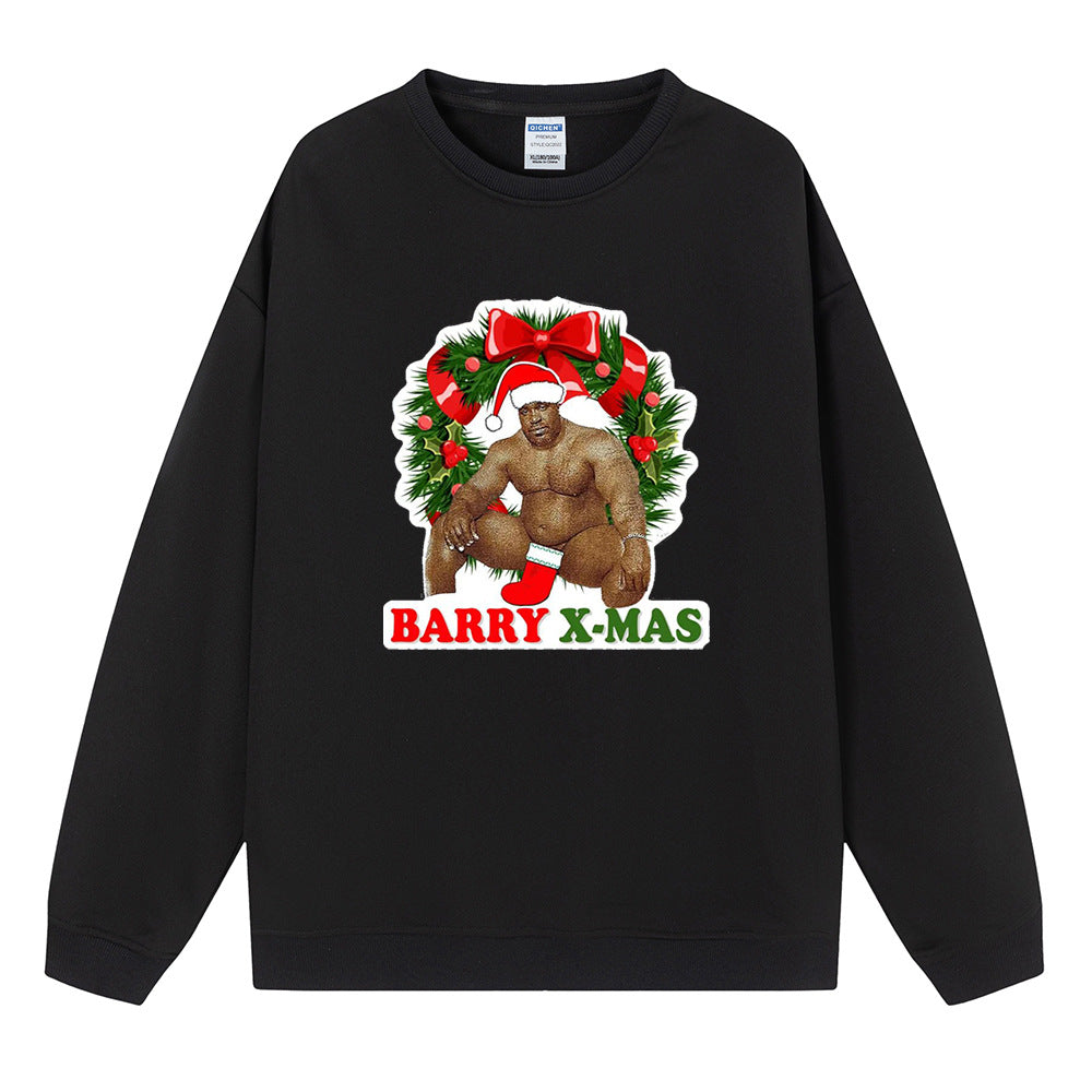 Christmas spoof pattern print for ladies