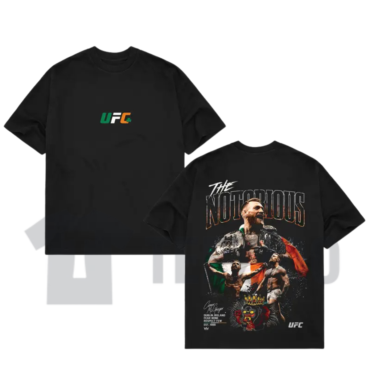 Conor McGregor UFC 329 T-Shirt | Retro MMA Fighter Tee