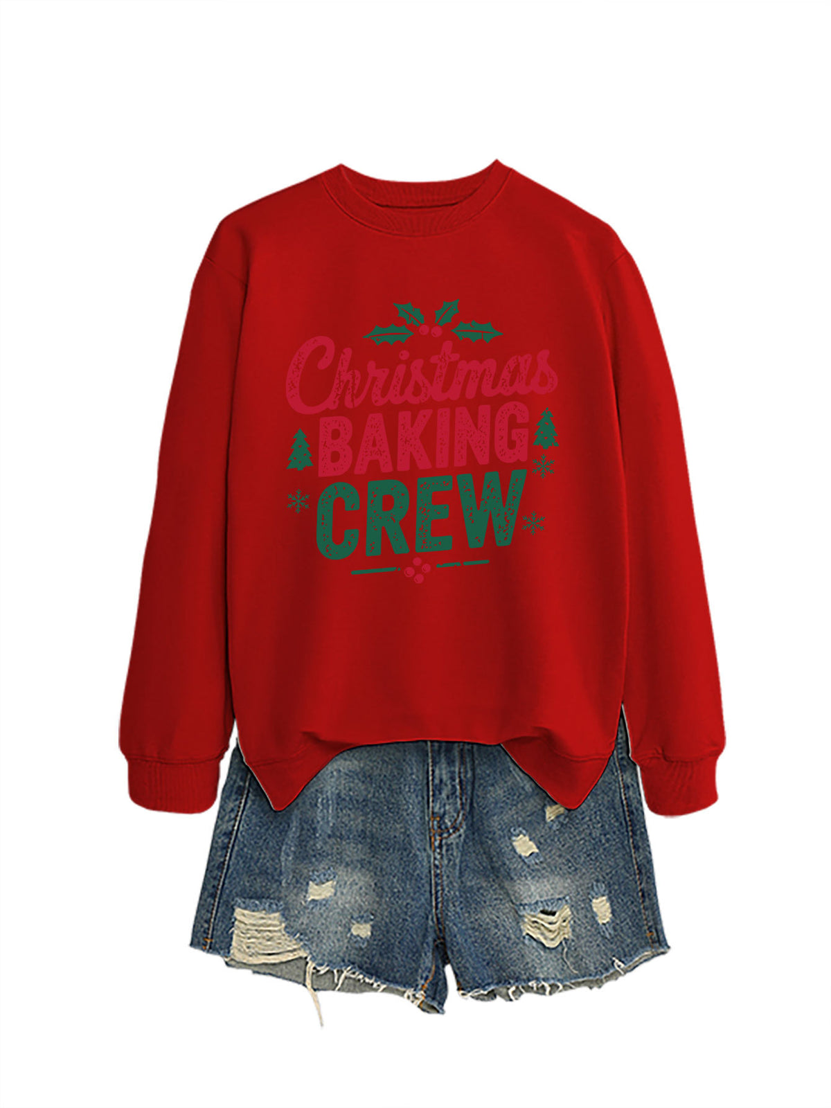 Ladies' Christmas baking crew hoodie