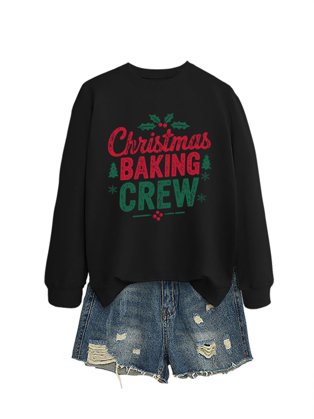 Ladies' Christmas baking crew hoodie