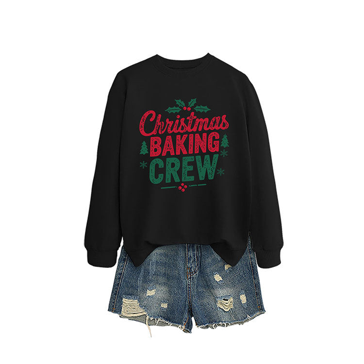 Ladies' Christmas baking crew hoodie