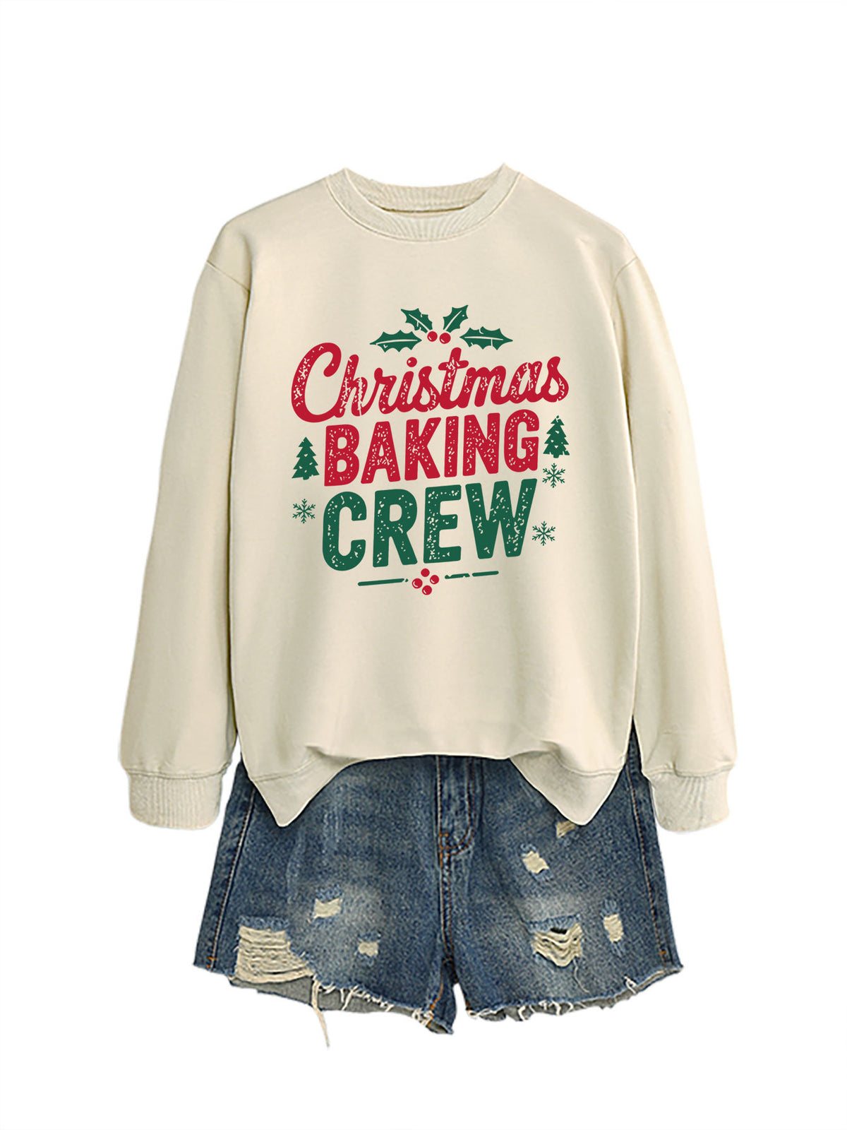 Ladies' Christmas baking crew hoodie