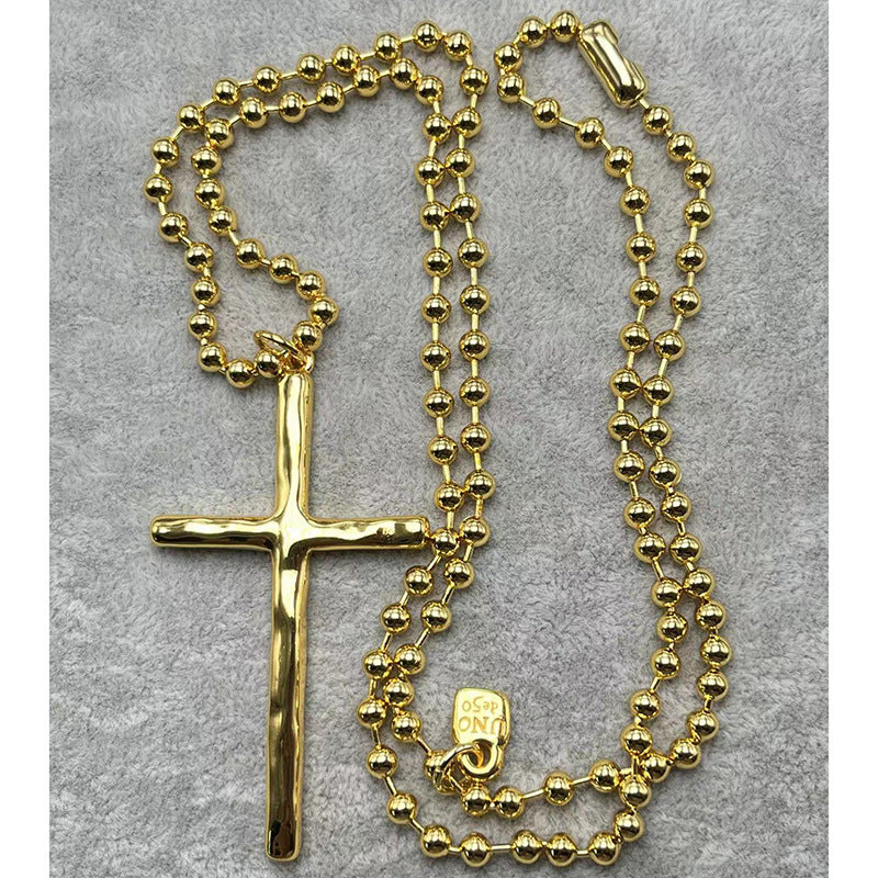 New Spain Hot Selling High Quality Smooth Cross Exquisite Pendant Women's Necklace Romantic Jewelry Gift Pack