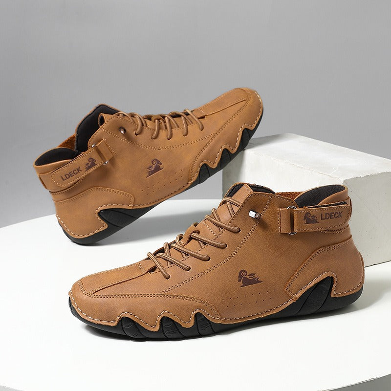Hot selling Martin boots, cross-border hot selling autumn and winter high-top octopus men's shoes, men's casual short boots