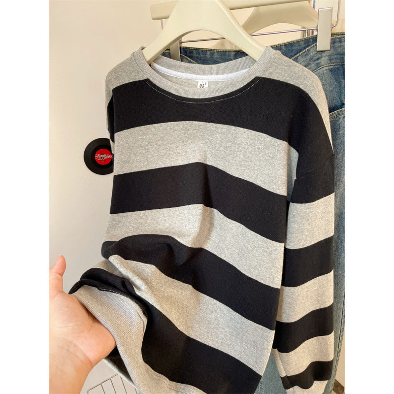 Women's Vintage Striped Sweatshirt