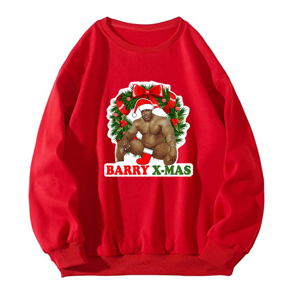 Christmas spoof pattern print for ladies