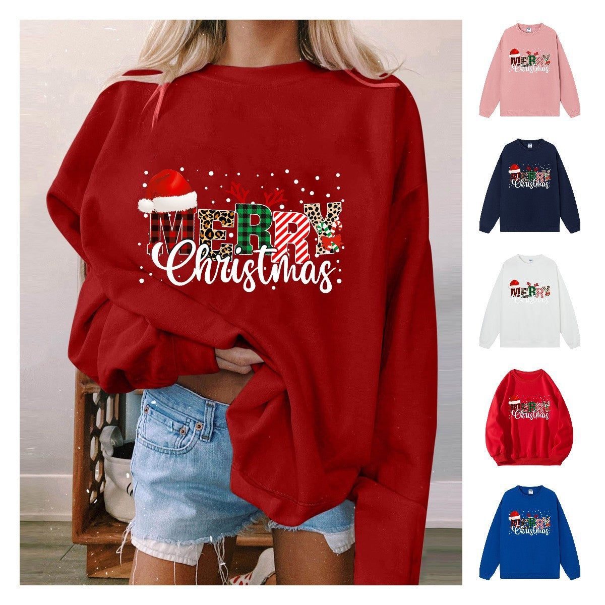 Merry Christmas ladies hoodie