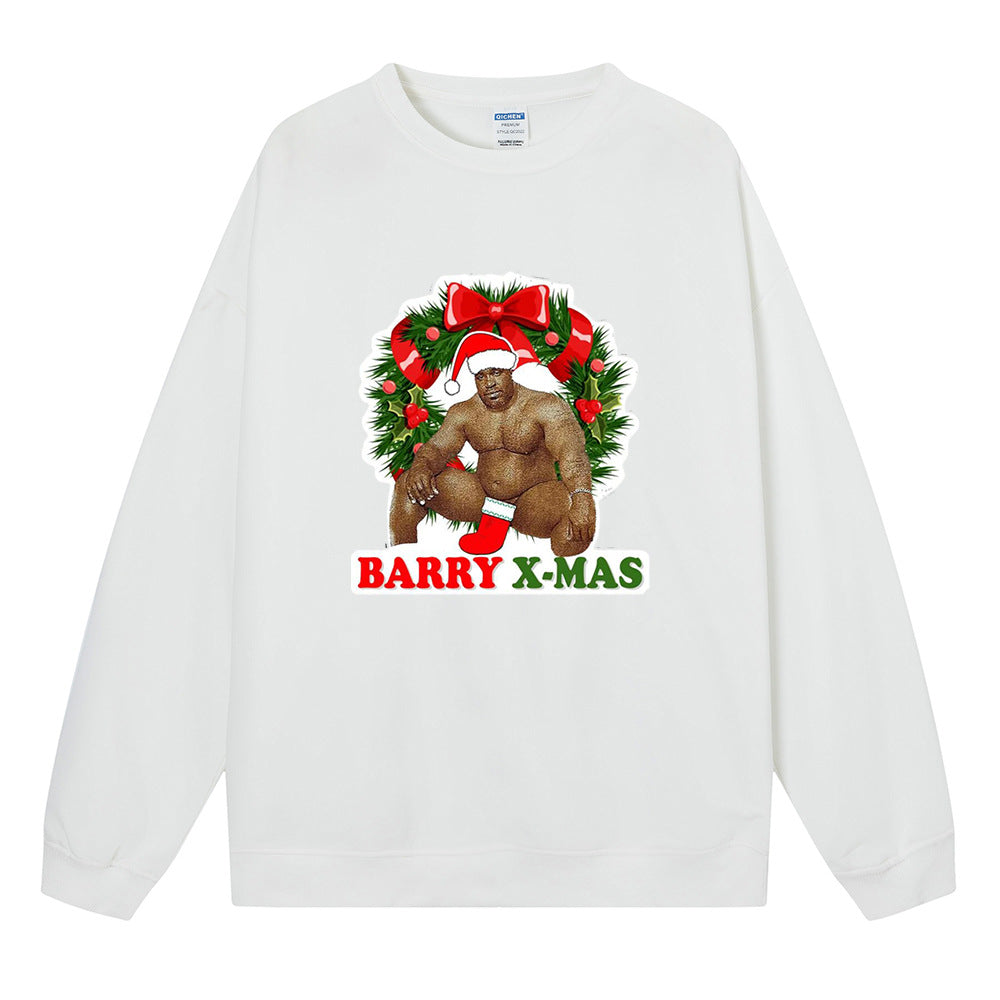 Christmas spoof pattern print for ladies