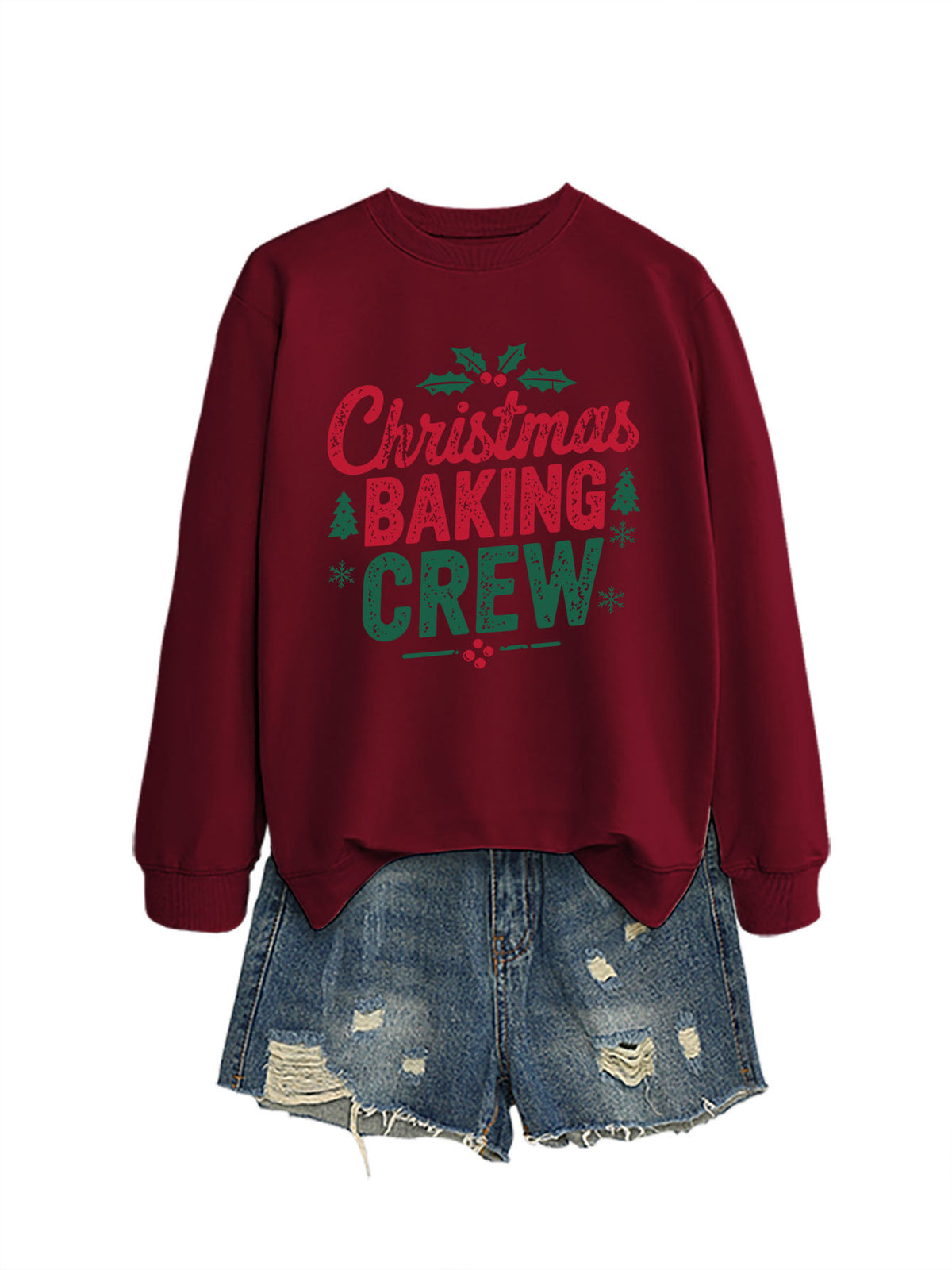 Ladies' Christmas baking crew hoodie