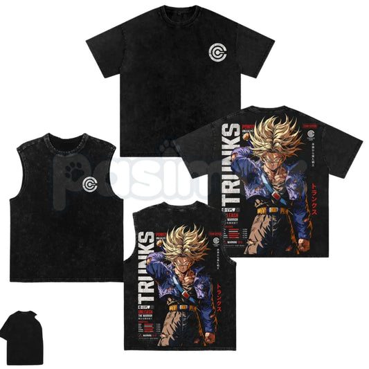 Future Trunks DBZ T-Shirt – Retro Capsule Corp Graphic Tee
