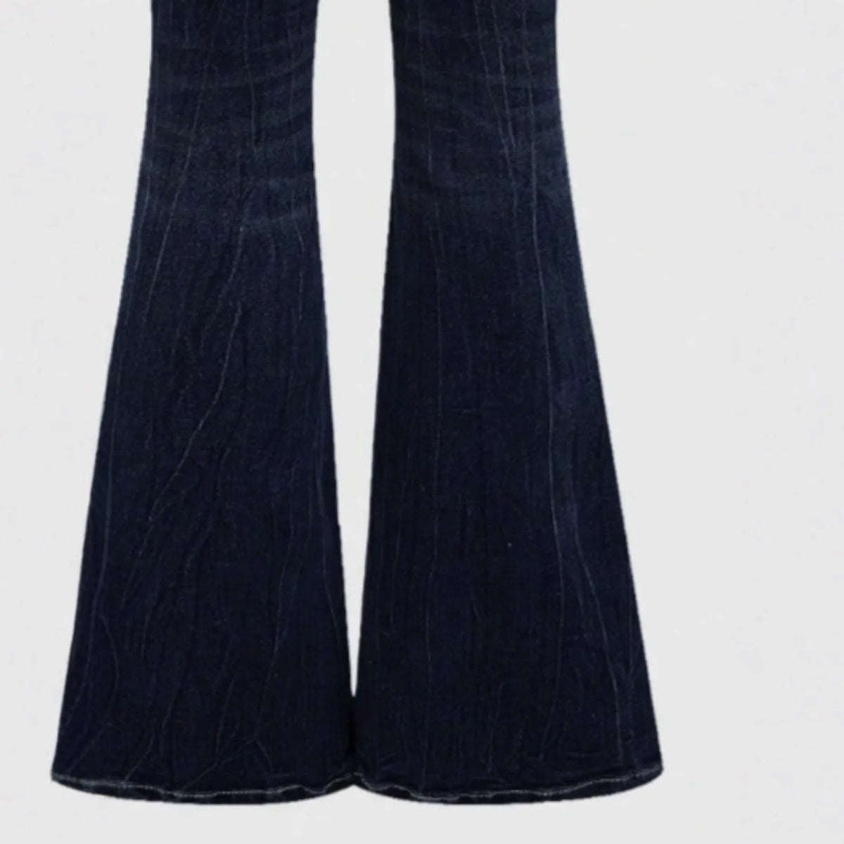 Vintage Embroidered Rhinestone Flare Jeans – Women's Bootcut Denim