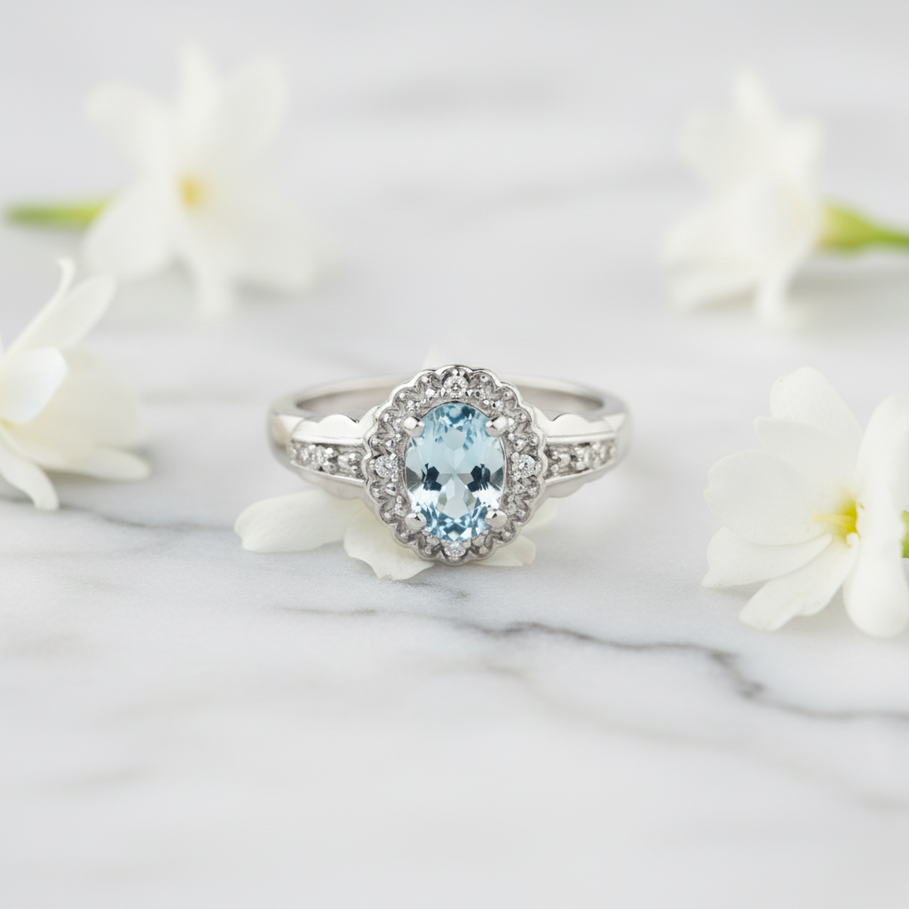 Designer Ring - Floral Flatlay