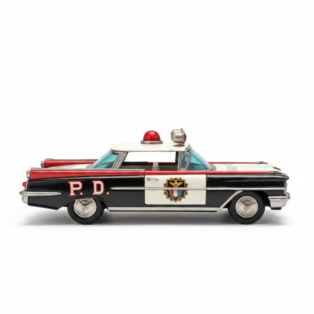 Toy Vintage Police Car
