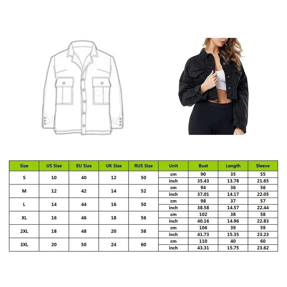 Vintage Ripped Puff Sleeve Denim Jacket – Women's Streetwear